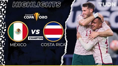 Mexico vs Costa Rica live score (and video online live stream) starts on 2023/07/09 at 02:10:00 UTC time in CONCACAF Gold Cup. Here on Mexico vs Costa Rica livescore you can find all Mexico vs Costa Rica previous results sorted by their H2H matches. AiScore football livescore is available as iPhone and iPad app, Android app on Google Play and ...